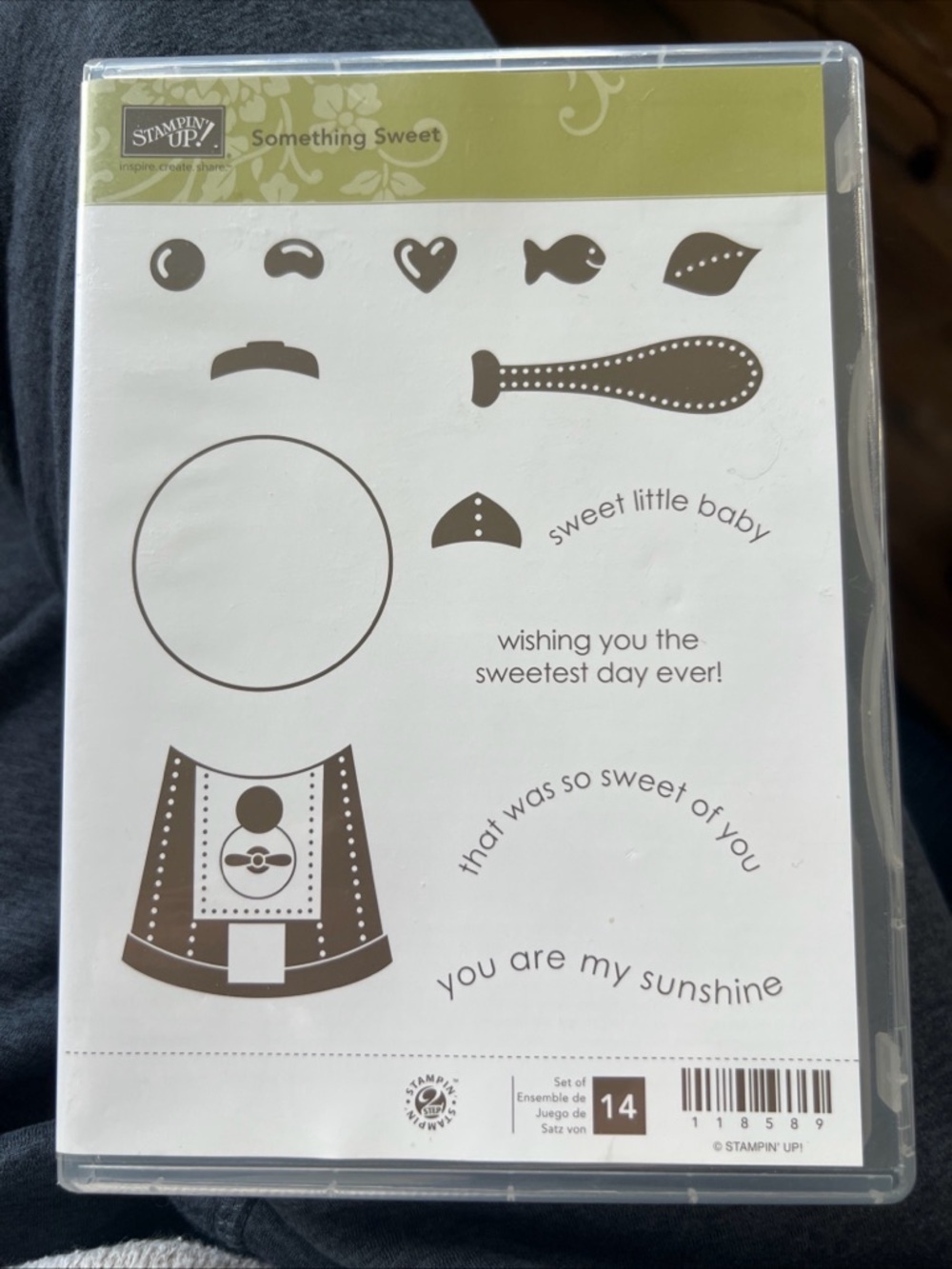 Stampin' Up! Something Sweet Clear Stamp Set - New